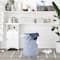 DII® Round Lattice PE-Coated Cotton Polyester Laundry Hamper